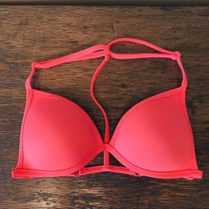 👙Victoria Secret PINK Coral Bikini Top